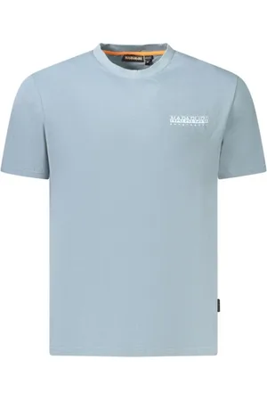 Napapijri Hombre, Camisetas, Gris, Talla: M