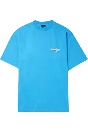 Balenciaga Hombre, Camisetas, Azul, Talla: 2XS