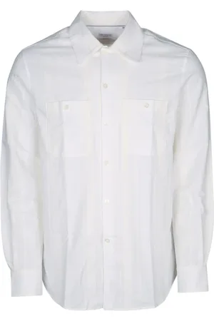 Brunello Cucinelli Hombre, Camisas, Blanco, Talla: M