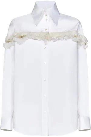 Alexander McQueen Mujer, Blusas y Camisas, Blanco, Talla: S
