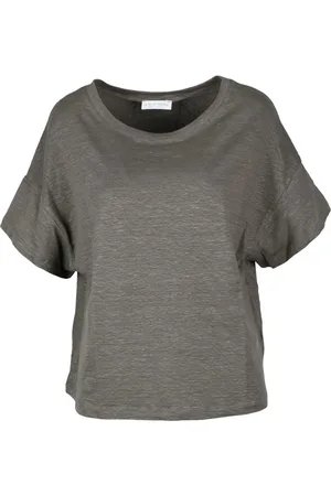 LE TRICOT PERUGIA Mujer, Camisetas, Marrón, Talla: M