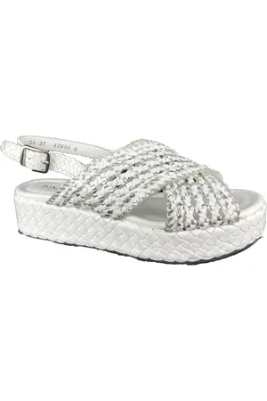 Pon´s quintana Mujer, Zapatos, Blanco, Talla: 37 EU