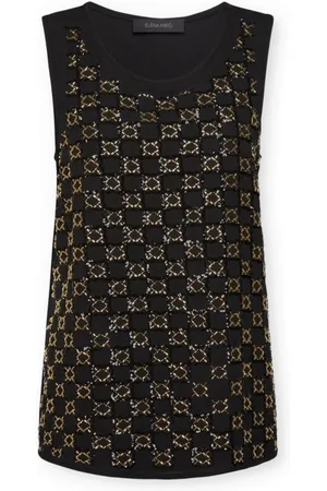 Elena Miro Mujer, Camisetas, Negro, Talla: 3XL