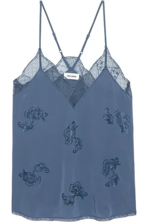 Zadig & Voltaire Mujer, Camisetas, Azul, Talla: M