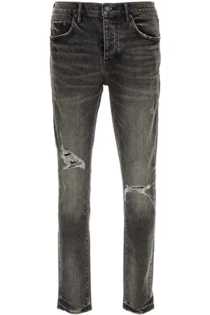 Purple Brand Hombre, Vaqueros, Negro, Talla: W33