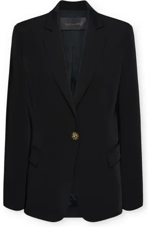 Elena Miro Mujer, Chaquetas, Negro, Talla: 4XL