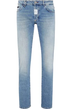 Philipp Plein Hombre, Vaqueros, Azul, Talla: W31