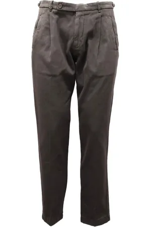 Berwich Hombre, Pantalones, Gris, Talla: L