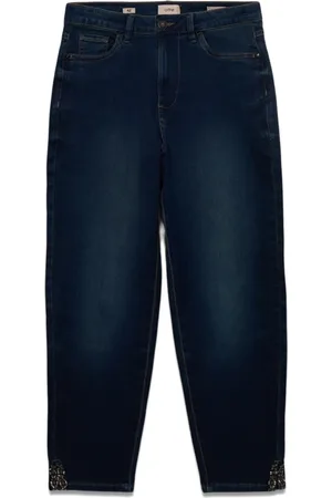 Oltre Mujer, Vaqueros, Azul, Talla: L