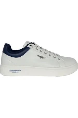 Aeronautica Militare Hombre, Zapatos, Blanco, Talla: 43 EU