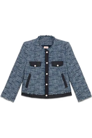 Oltre Mujer, Chaquetas, Azul, Talla: L