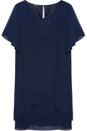 Fiorella rubino Mujer, Vestidos, Azul, Talla: 4XL
