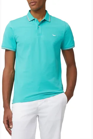 HARMONT&BLAINE Hombre, Camisetas, Verde, Talla: 2XL