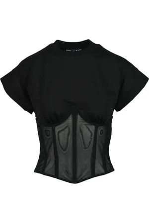 VERSACE Mujer, Camisetas, Negro, Talla: L
