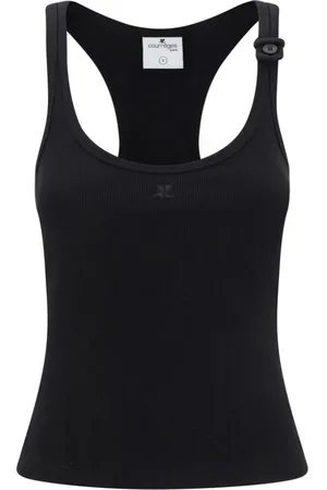 Courrèges Mujer, Camisetas, Negro, Talla: M