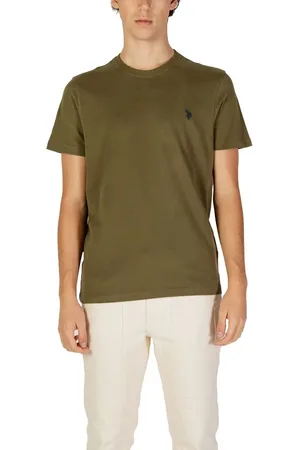 U.S. Polo Assn. Hombre, Camisetas, Verde, Talla: S