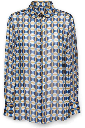 Elena Miro Mujer, Blusas y Camisas, Azul, Talla: 4XL