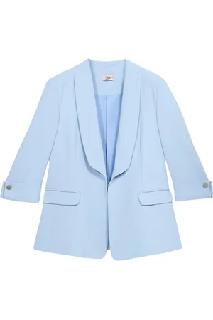 Oltre Mujer, Chaquetas, Azul, Talla: 4XL