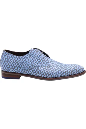 Floris van Bommel Hombre, Zapatos, Azul, Talla: 42 EU