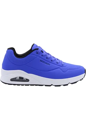Skechers Hombre, Zapatos, Azul, Talla: 42 EU