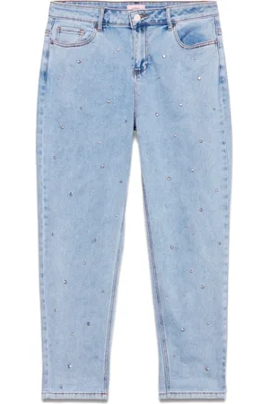 Oltre Mujer, Vaqueros, Azul, Talla: L