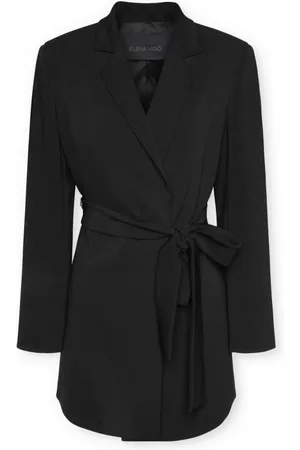 Elena Miro Mujer, Abrigos, Negro, Talla: XL
