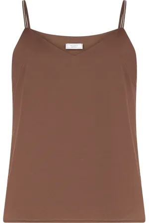 PESERICO SIGN Mujer, Camisetas, Marrón, Talla: L
