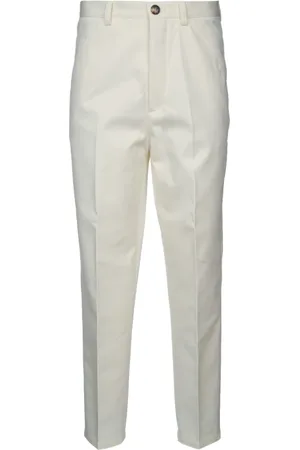 Brunello Cucinelli Hombre, Pantalones, Blanco, Talla: M