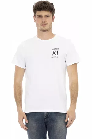 Bikkembergs Hombre, Camisetas, Blanco, Talla: L