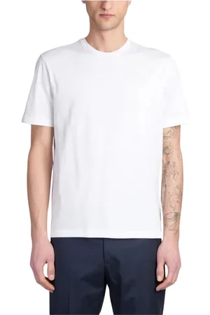 Roberto Collina Hombre, Camisetas, Blanco, Talla: XL