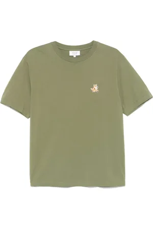 Maison Kitsuné Hombre, Camisetas, Verde, Talla: M