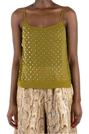 DRIES VAN NOTEN Mujer, Camisetas, Verde, Talla: L