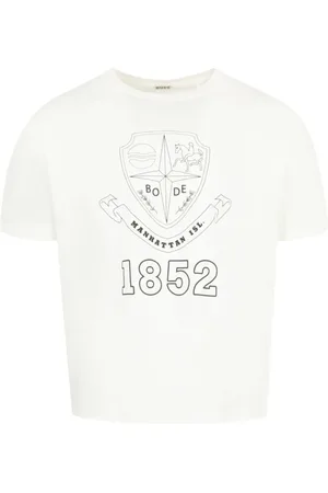 BODE Hombre, Camisetas, Blanco, Talla: L