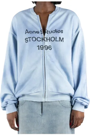 Acne Studios Mujer, Sudaderas, Azul, Talla: S