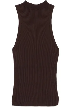 Roberto Collina Mujer, Camisetas, Marrón, Talla: M