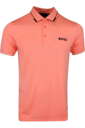 HUGO BOSS Hombre, Camisetas, Rosa, Talla: L