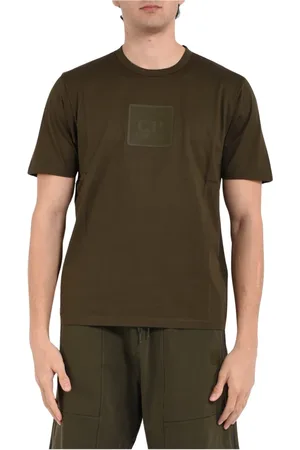 C.P. Company Hombre, Camisetas, Verde, Talla: S