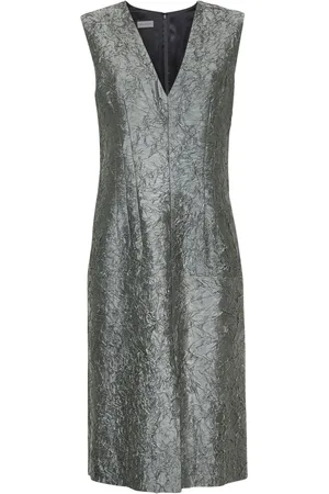 DRIES VAN NOTEN Mujer, Vestidos, Gris, Talla: L