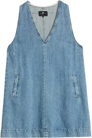 7 for all Mankind Mujer, Vestidos, Azul, Talla: XS