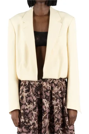 DRIES VAN NOTEN Mujer, Chaquetas, Blanco, Talla: S