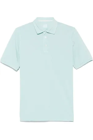 FEDELI Hombre, Camisetas, Azul, Talla: L
