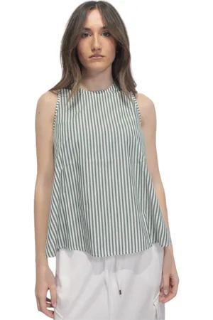 sun68 Mujer, Camisetas, Verde, Talla: M