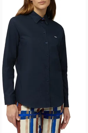HARMONT&BLAINE Mujer, Blusas y Camisas, Azul, Talla: L