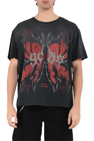 GCDS Hombre, Camisetas, Negro, Talla: M