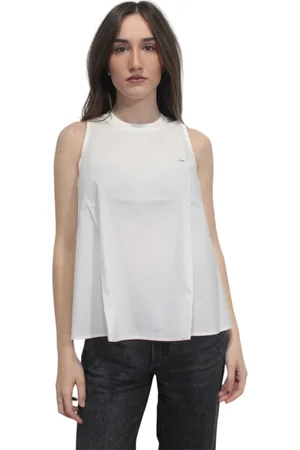 sun68 Mujer, Camisetas, Blanco, Talla: M
