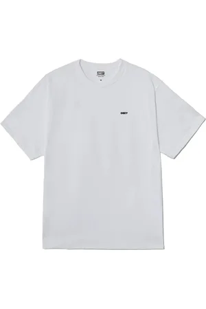 Obey Hombre, Camisetas, Blanco, Talla: S