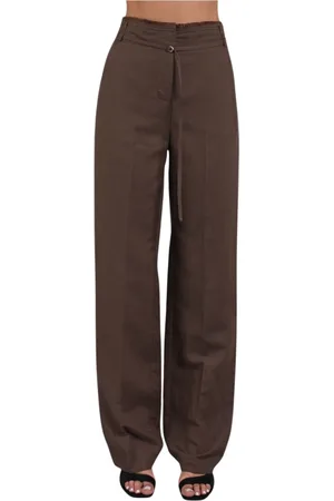 Patrizia Pepe Mujer, Pantalones, Marrón, Talla: S