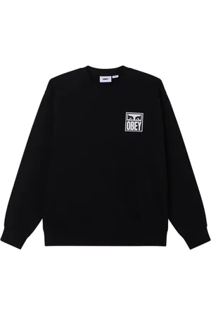 Obey Hombre, Sudaderas, Negro, Talla: L