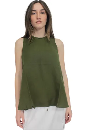 sun68 Mujer, Camisetas, Verde, Talla: M