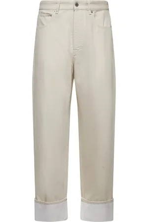 Bottega Veneta Hombre, Vaqueros, Blanco, Talla: L